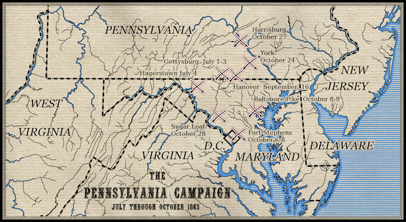 The Pennsylvania Campaign. July Through October 1863