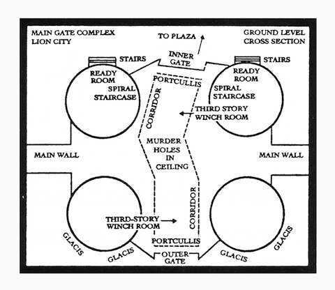 Lion City Main Gate Complex map