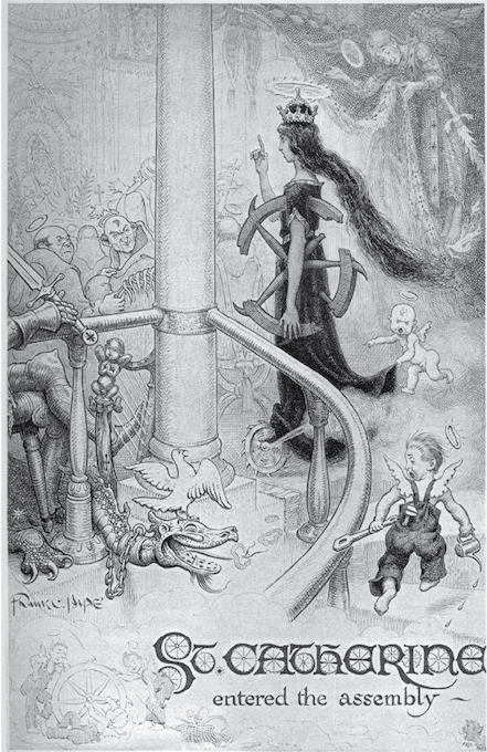 St. Catherine entered the assembly