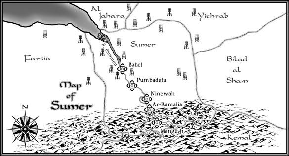 Map of Sumer
