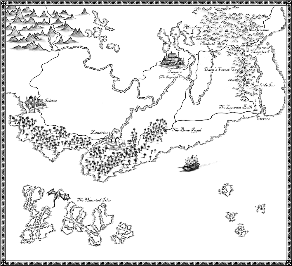 Map of the novel's setting