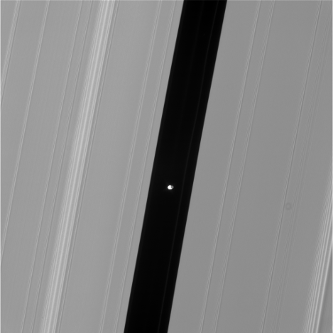 Inner Saturn System map courtesy NASA